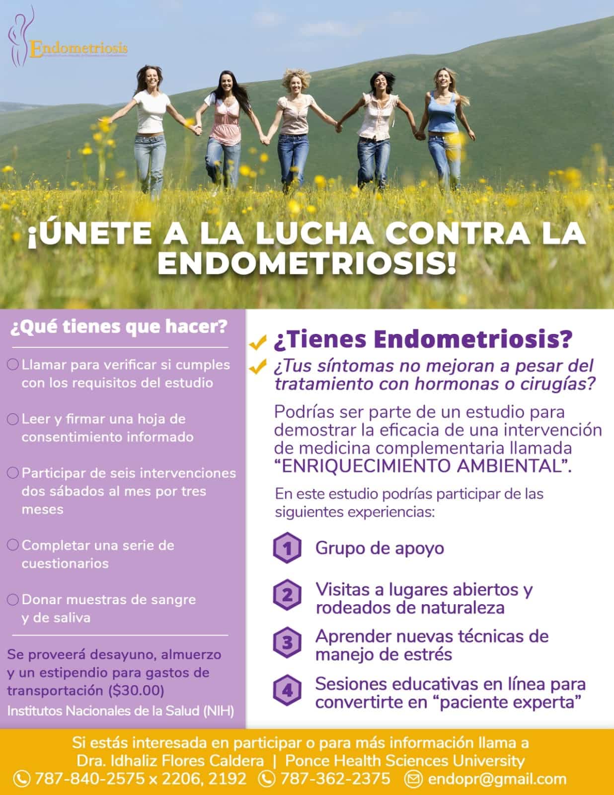 Unete a la lucha contra la Endometriosis.